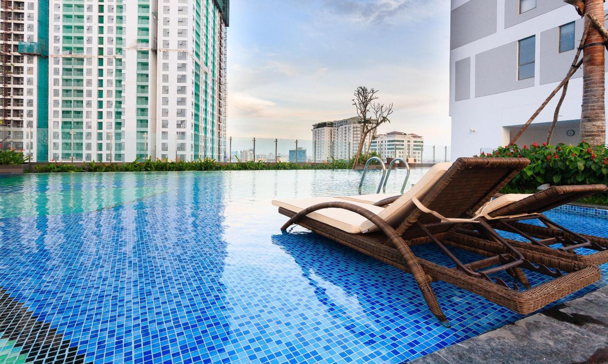 Yo'S Homes Rivergate Apartment Infinity Pool Near District 1 ホーチミン市 エクステリア 写真